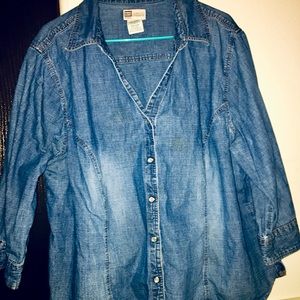 Denim Button Up